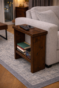 Handcrafted Solid Pine Sofa Side Table – Minimalist End Table