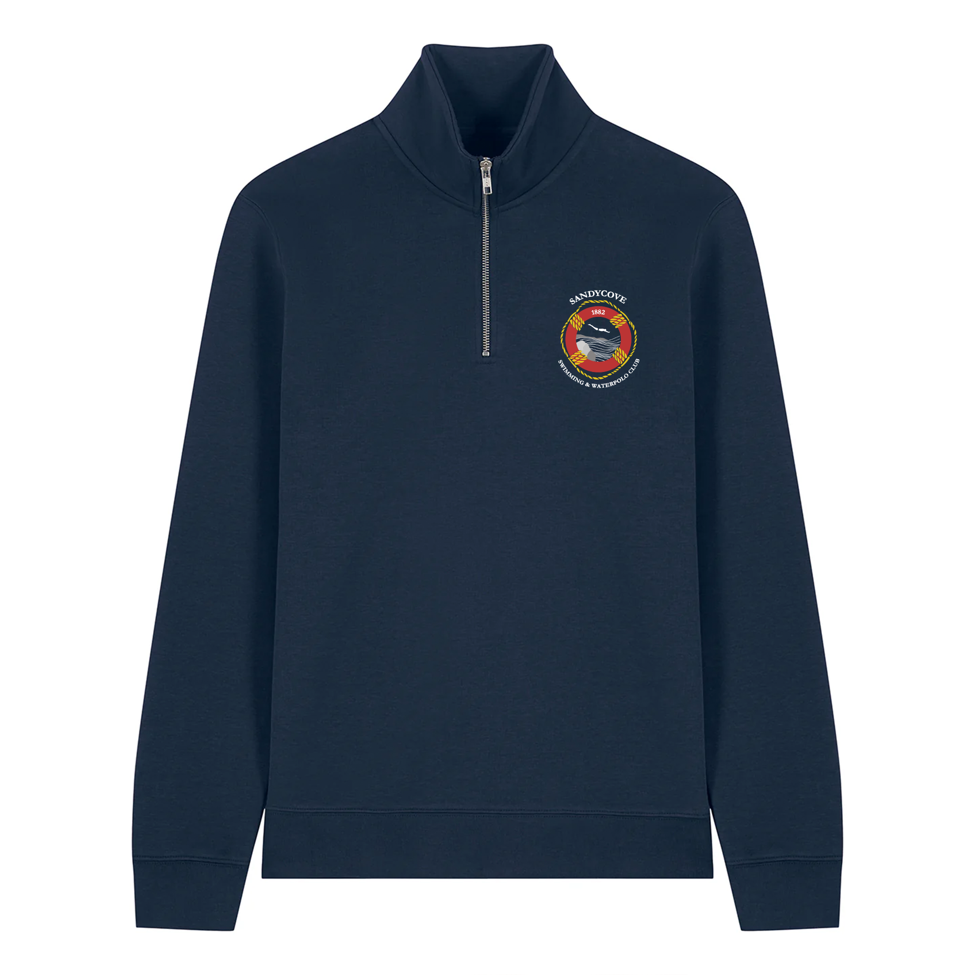 Sandycove S.C. Unisex 1/4 Zip Premium Organic Sweatshirt