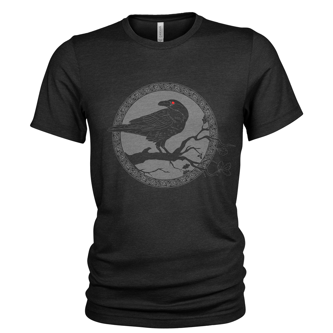 Vikings RED eye Odin & Muggin Vikings T-Shirt