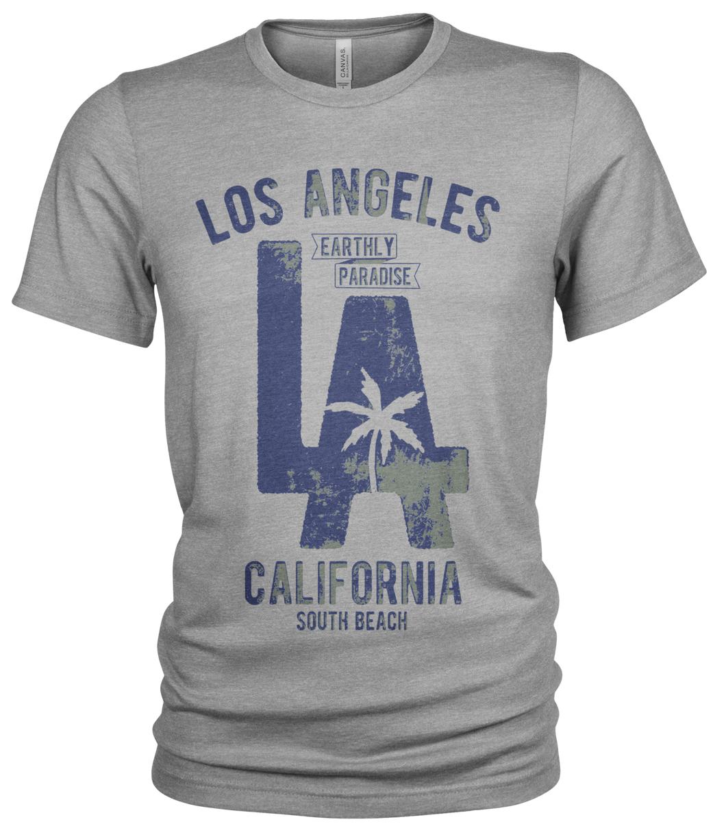 Los Angeles LA California Summer T Shirt for Men