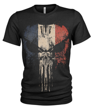 Load image into Gallery viewer, French Grunge Punisher Skull Men&#39;s T Shirt
