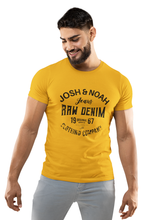 Load image into Gallery viewer, Josh &amp; Noah Raw Denim 100% organic Cotton Crew Neck Men&#39;s T Shirt
