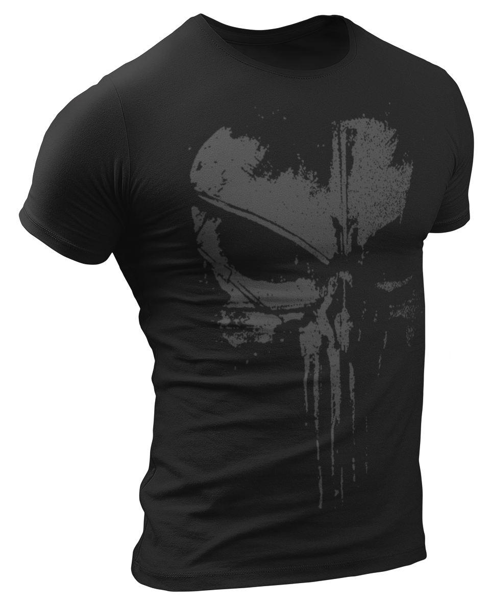 The Punisher Grey Skull Men's T Shirt